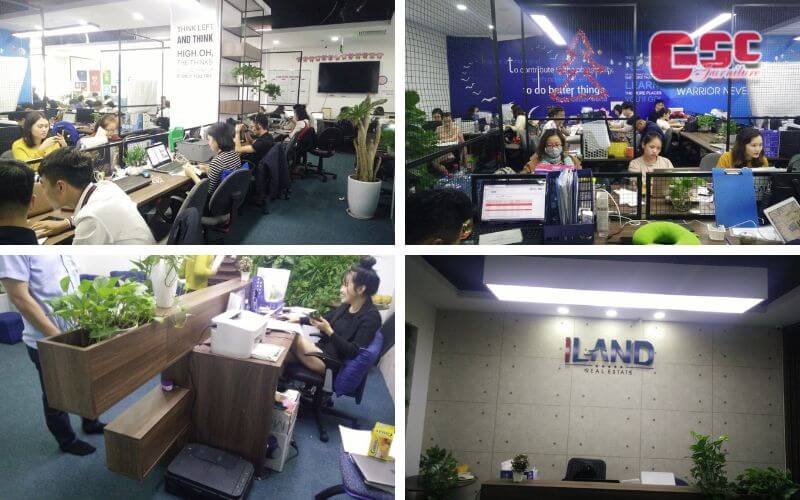 Thi công nội thất văn phòng công ty ILand