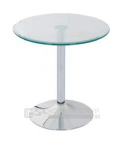 Bàn cafe BCF106T,kính trắng Ø 550