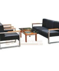 Ghế sofa văn phòng SF80, da PVC