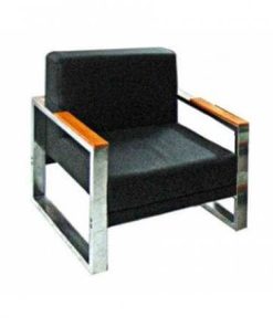 Ghế Sofa văn phòng SF80-1, da đen