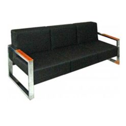 Ghế Sofa văn phòng SF80-3, da đen