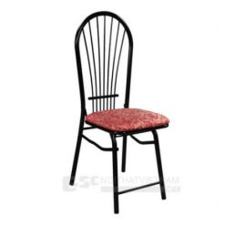 Ghế khung thép G1499, đệm vải