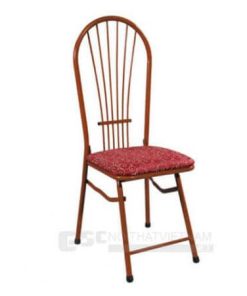 Ghế khung thép G1699, đệm vải