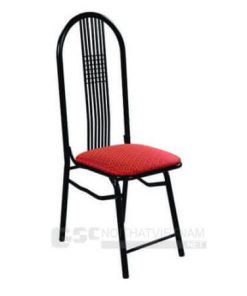 Ghế khung thép G0898, đệm vải