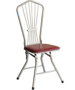 Ghế gấp G18, chân mạ, đệm PVC