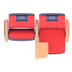 Ghế hội trường EVOSeating EVO1204B 1 EVO1204B đệm tựa mút đúc bọc vải nỉ