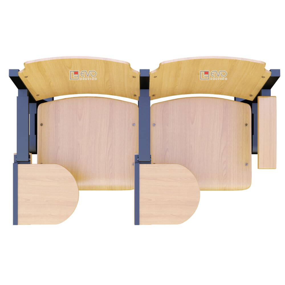 EVO2201B đệm tựa gỗ Ghế hội trường EVOSeating EVO2201B