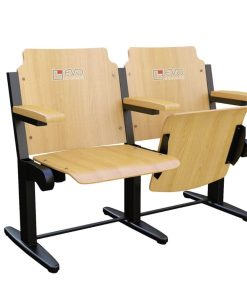 Ghế hội trường gỗ tự nhiên EVO2201M
