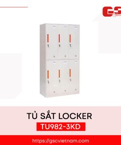 Tủ sắt 6 ngăn TU982-3KD