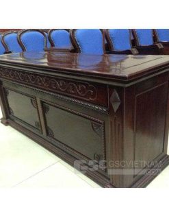 Bàn hội trường BHT48 mặt gỗ tự nhiên