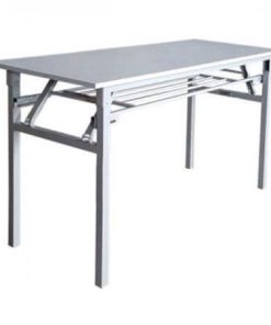 Bàn gấp chân sắt 1m8*0.5m BOV-1805B, Màu Ghi