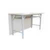 Bàn gấp chân sắt 1m8*0.5m BOV-1805BC, Màu Ghi