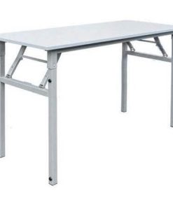 Bàn gấp chân sắt 1m2x0.7m BOV-1207 màu ghi
