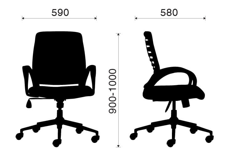 Hình ảnh ghế xoay văn phòng M1018-01