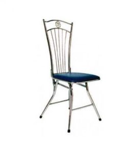 Ghế khung thép G27, chân mạ, đệm vải