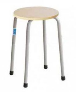 Ghế đôn GD01, chân sơn, đệm gỗ