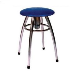 Ghế đôn GD03, chân mạ, đệm gỗ