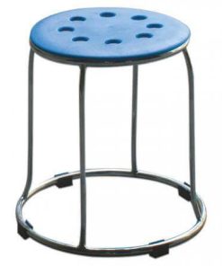 Ghế đôn GD05A, chân mạ, đệm PVC