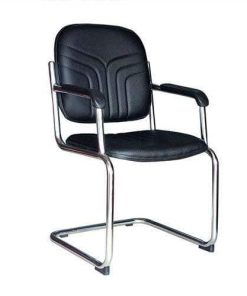 Ghế họp văn phòng VT1, chân mạ, bọc PVC