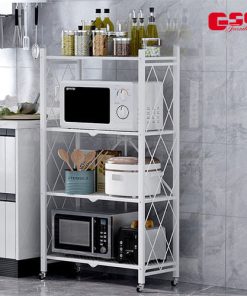 KỆ THÉP ĐỂ ĐỒ ĐA NĂNG 3 TẦNG CÓ BÁNH XE