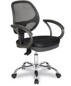 Ghế lưới văn phòng giá rẻ GL101, Chân Mạ