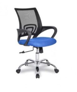 Ghế lưới nhân viên cao cấp GL113, Chân mạ