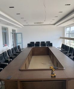 Ghế da chân quỳ GQ901, Đen