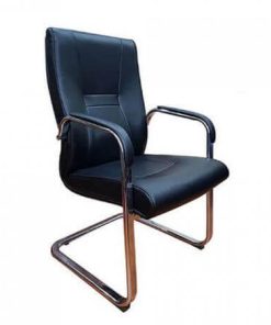 Ghế da chân quỳ GQ901, Đen