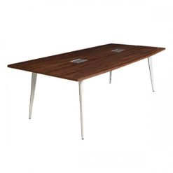 Bàn họp gỗ chân sắt Hòa Phát LUXH2412C10