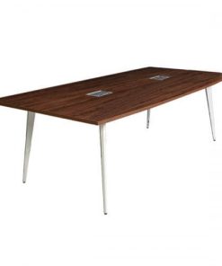 Bàn họp gỗ chân sắt Hòa Phát LUXH2412C10