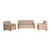 Ghế sofa văn phòng SF33, PVC đen