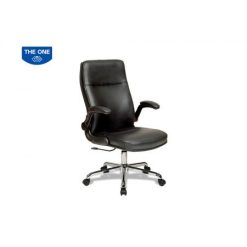 Ghế lãnh đạo cao cấp SG923, chân mạ, da thật