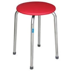 Ghế đôn GD01, chân sơn, đệm PVC