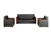 Ghế sofa văn phòng SF38, da đen