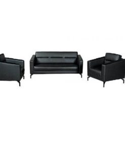 GHẾ SOFA VĂN PHÒNG SF702, PVC ĐEN