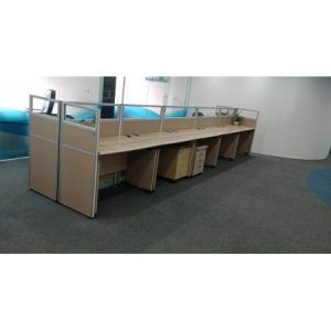 Vách ngăn gỗ kính VGK01