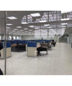 Vách ngăn khung nhôm bọc nỉ VNN04