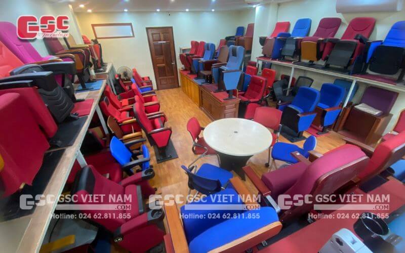 Showroom ghế hội trường của GSC Việt Nam