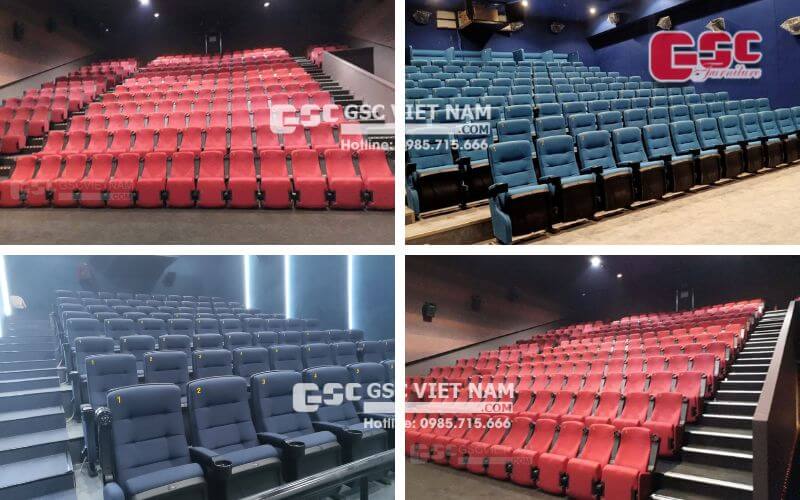 Tổng hợp dự án ghế rạp chiếu phim trên 700 chỗ ngồi của GSC Việt Nam