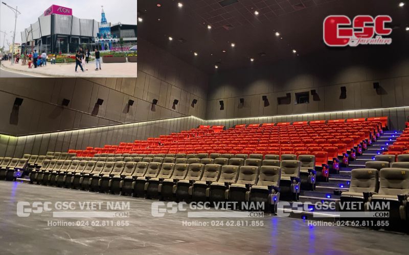 Dự án hơn 1000 ghế rạp chiếu phim tại CGV Aeon Mall Lê Chân Hải Phòng