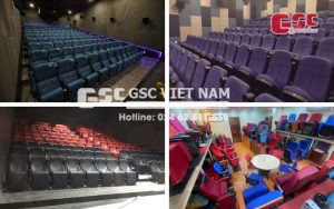Các rạp chiếu phim ở Hà Nội họ đang dùng ghế gì
