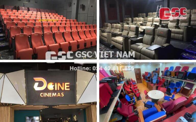 Dự án ghế rạp chiếu phim tại Dcine Cinemas TP. Hồ Chí Minh
