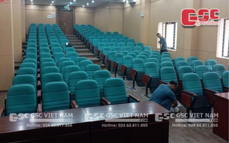 Dự án ghế hội trường tại huyện Gia Lâm Hà Nội 9 Toàn cảnh công trình