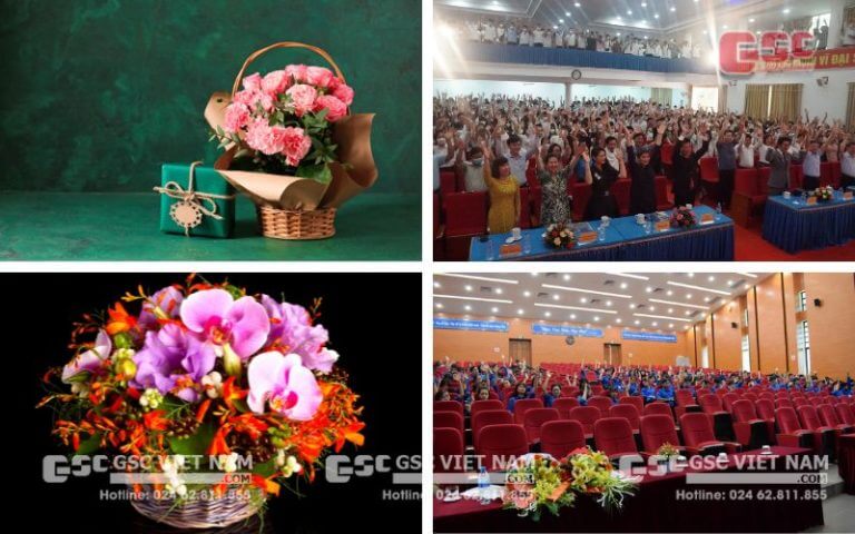 Tổng hợp mẫu cắm hoa trong hội nghị và ý nghĩa các loài hoa