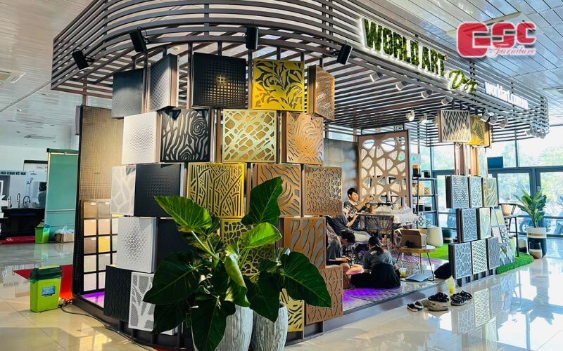 Top 30 ý tưởng thiết kế gian hàng hội chợ triển lãm đẹp nhất 14 Đưa thiên nhiên vào trong thiết kế, riêng biệt và độc đáo