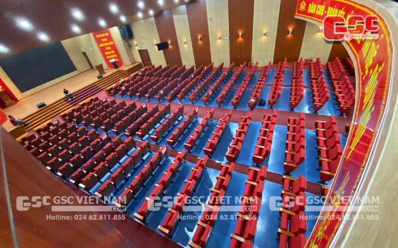 Dự án hội trường Trung tâm Bồi dưỡng Chính Trị quận Hai Bà Trưng 3 Toàn cảnh hội trường Trung tâm Bồi dưỡng Chính Trị quận Hai Bà Trưng
