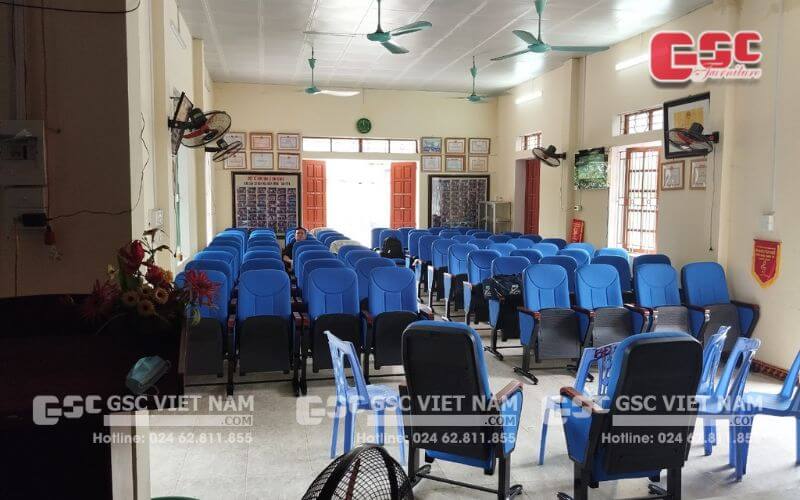 Dự án hội trường tại nhà văn hóa KDC Bích Động – Hải Dương 6 Công trình được đầu tư 74 ghế EVO1202M