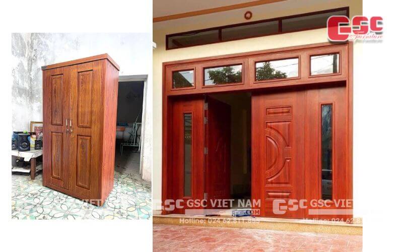 Gỗ chống cháy là gì? Ứng dụng của gỗ công nghiệp chống cháy 4 Gỗ công nghiệp chống cháy sản xuất đồ nội thất như cửa, tủ quần áo