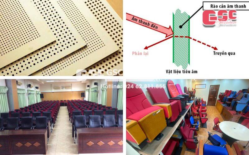 Kinh nghiệm xử lý tiêu âm trong phòng hội trường