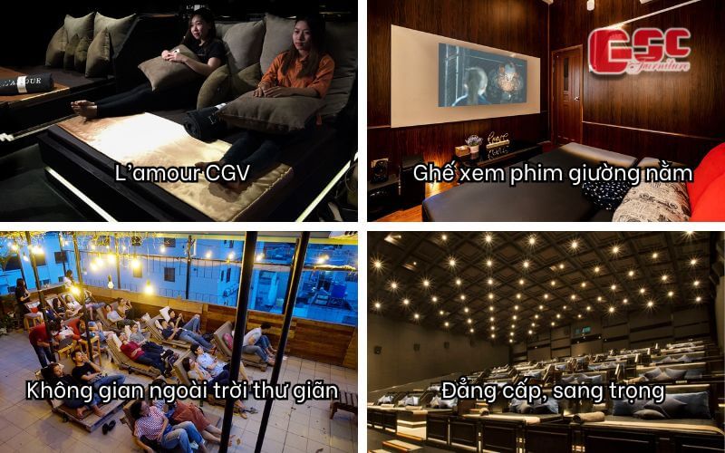 Review 10 rạp phim giường nằm hot nhất Việt Nam